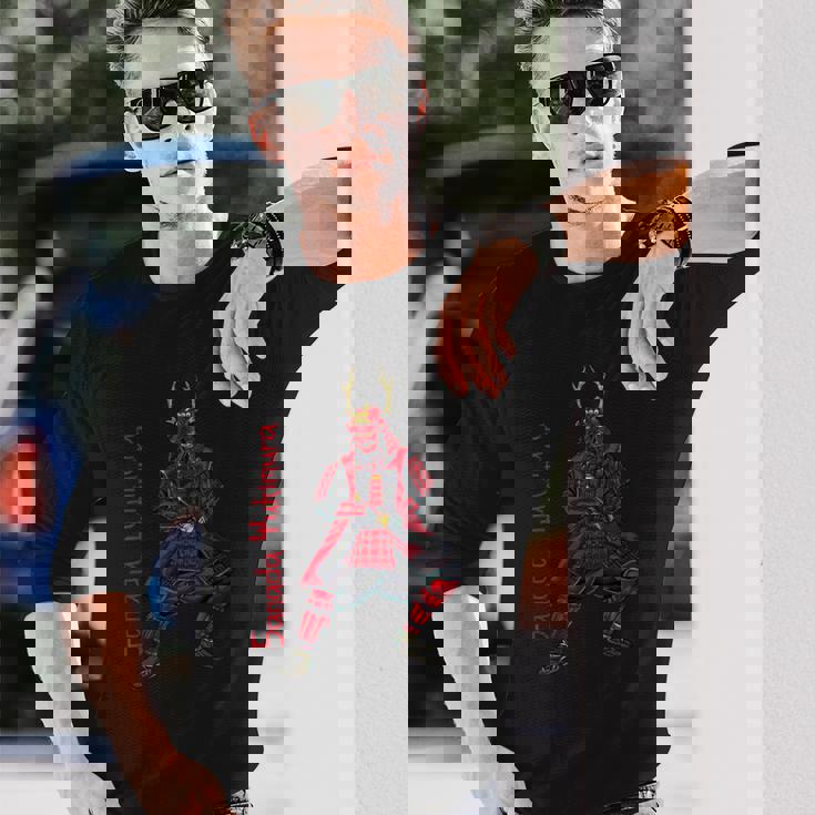 甲冑武者 真田幸村 長袖Tシャツ 彼への贈り物