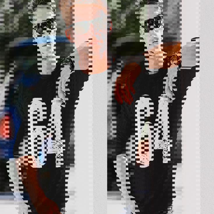 番号 64 長袖Tシャツ 彼への贈り物