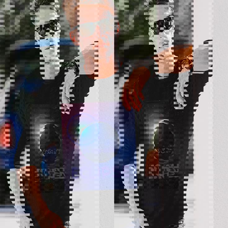 皆既日食 2024 長袖Tシャツ 彼への贈り物