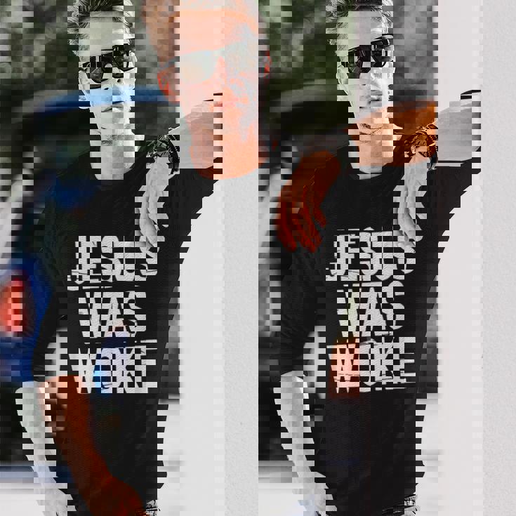 目が覚めた人々のために 長袖Tシャツ 彼への贈り物