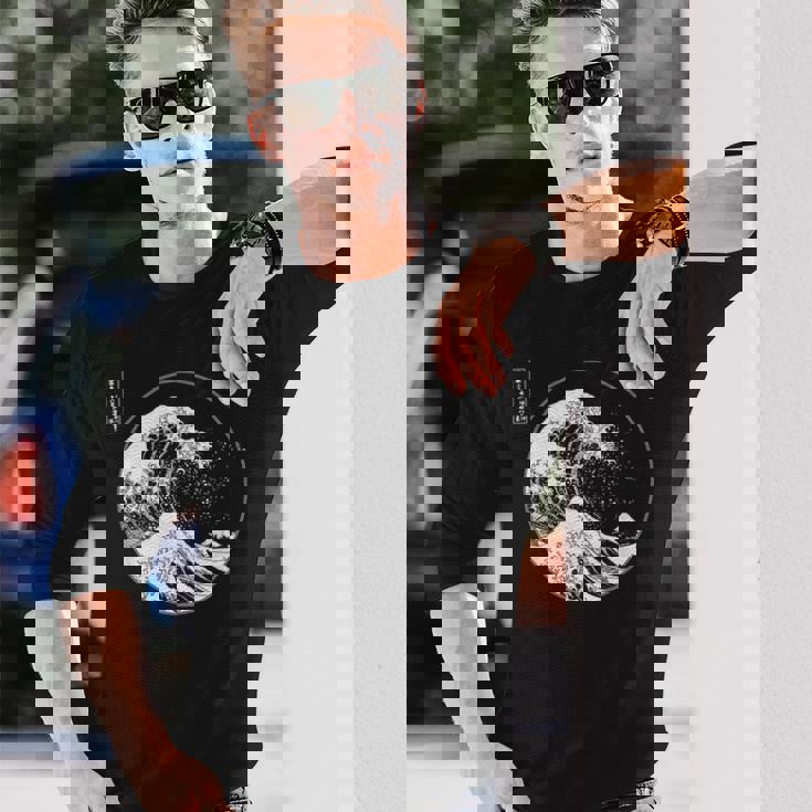 神奈川沖大波 北斎日本美術 長袖Tシャツ 彼への贈り物