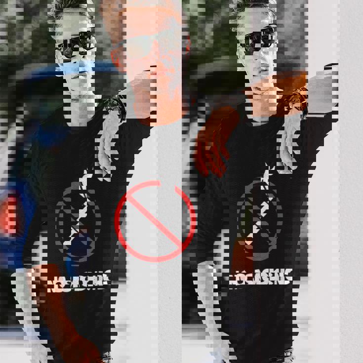 禁煙タバコ禁煙 長袖Tシャツ 彼への贈り物