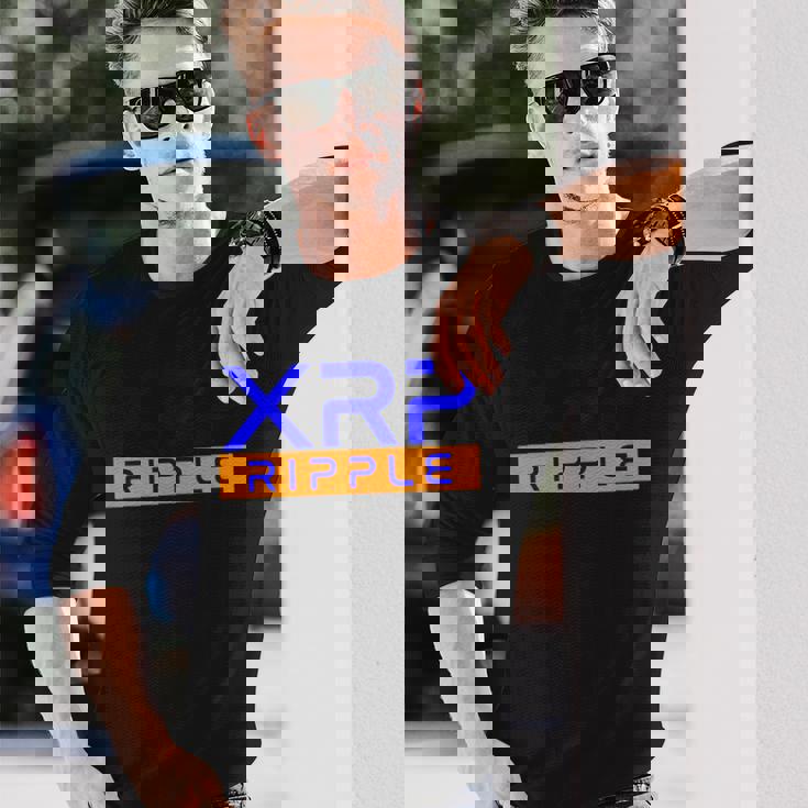 私のxrpリップル暗号通貨 長袖Tシャツ 彼への贈り物