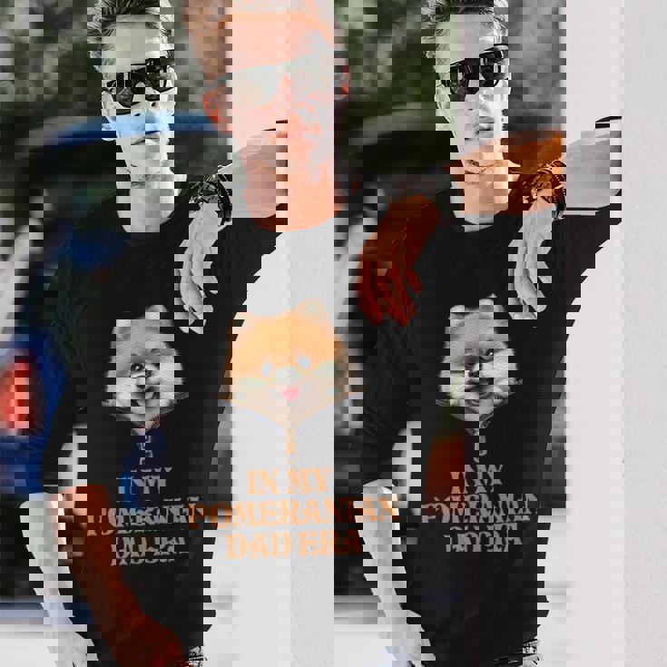 私のポメラニアンパパ時代 長袖Tシャツ 彼への贈り物