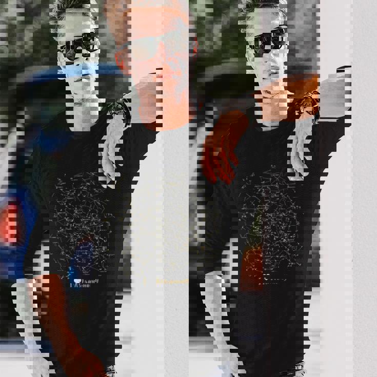 私は星が大好きです 星座 天文学 銀河 長袖Tシャツ 彼への贈り物