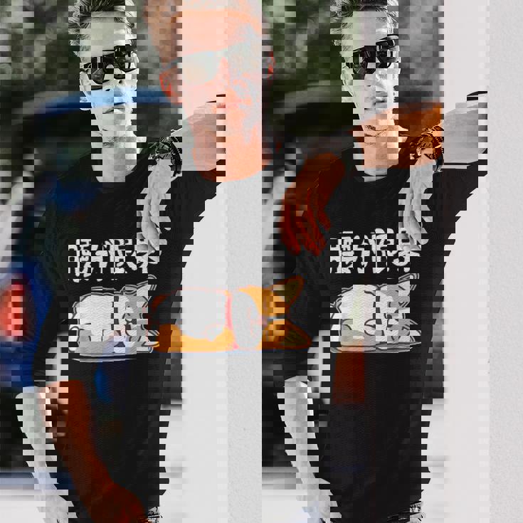 筋肉痛は裏切らない 柴犬 面白いtシャツ 筋トレ 文字入り メンズ おもしろ 面白い 服 おもしろグッズ 文字 長袖Tシャツ 彼への贈り物