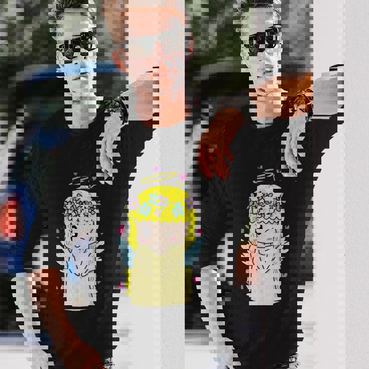 純度のエンジェルキャリア 長袖Tシャツ 彼への贈り物