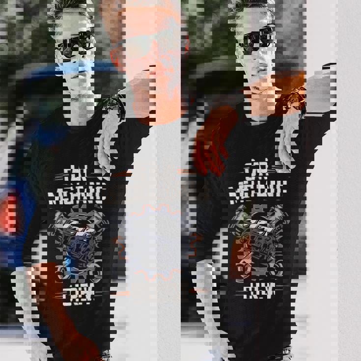 自動車整備士 クルー 普通車 整備士 長袖Tシャツ 彼への贈り物