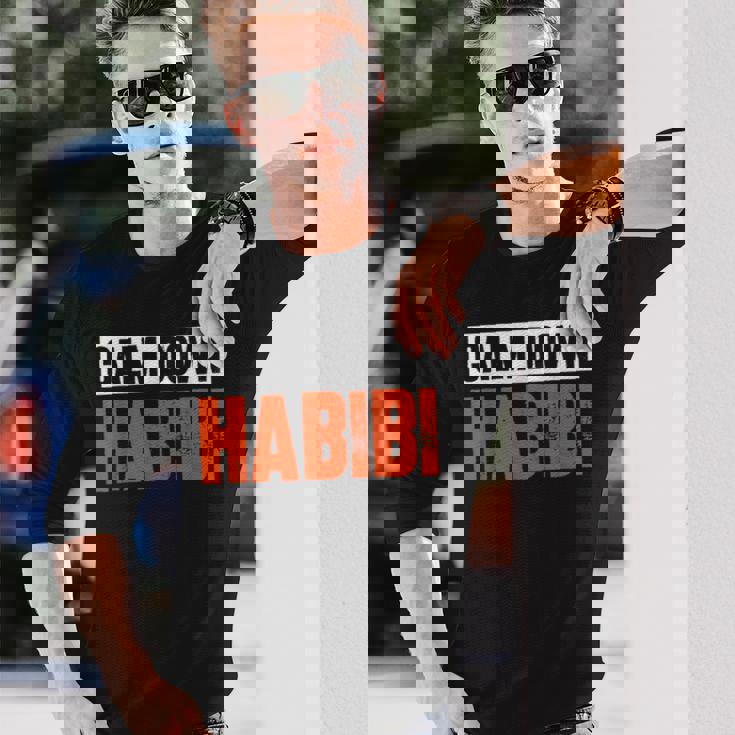 落ち着けハビビ 長袖Tシャツ 彼への贈り物