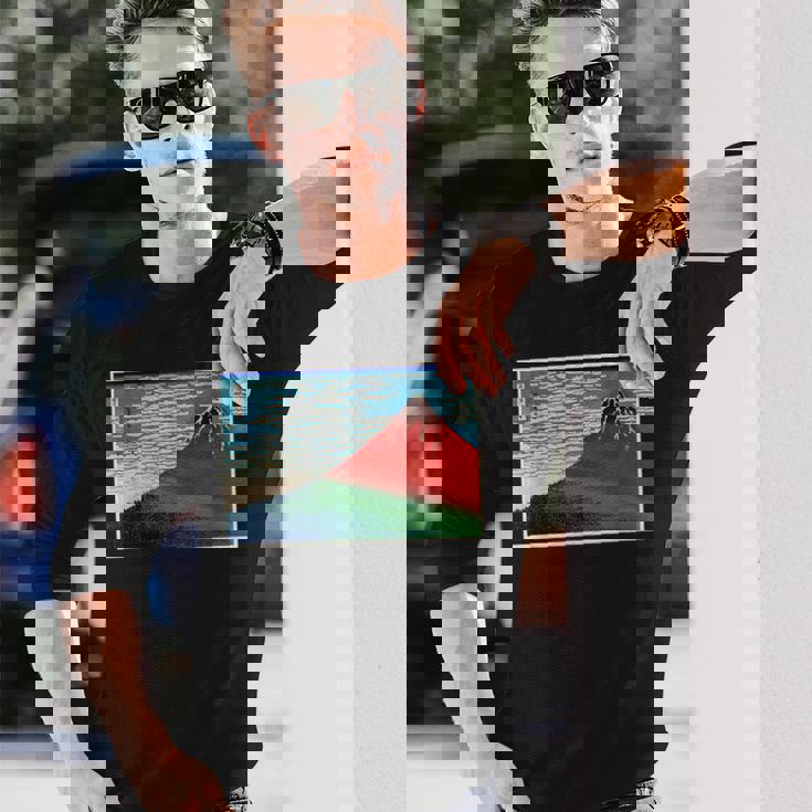 葛飾北斎 浮世絵 富嶽三六景 富士山 名作 アート 絵画 メンズ レディース 面白い 服 美術 長袖Tシャツ 彼への贈り物