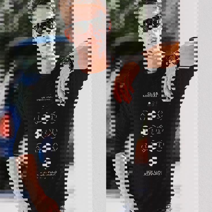 西山ダディダディ ロック画面 パスワード 長袖Tシャツ 彼への贈り物