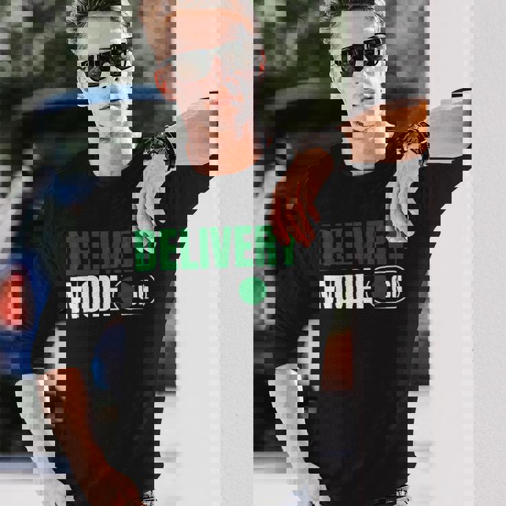 配送モードオンデリバリードライバー 長袖Tシャツ 彼への贈り物