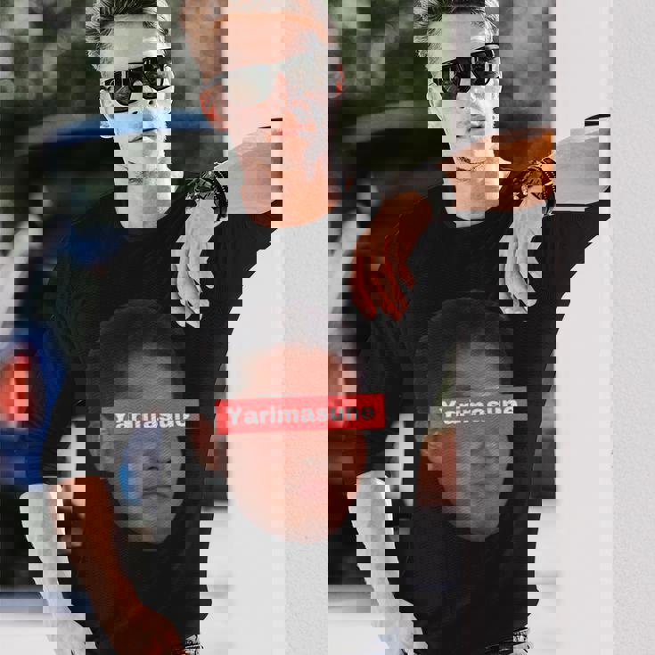 野獣先輩 やりますねぇ！ Yarimasune 長袖Tシャツ 彼への贈り物