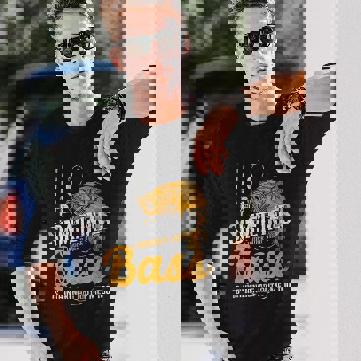 釣り ヴィンテージ 止まり木 釣り 長袖Tシャツ 彼への贈り物