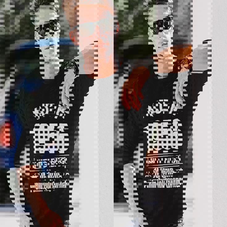 限定版 1956 誕生日 1956年 1956年生まれ 長袖Tシャツ 彼への贈り物