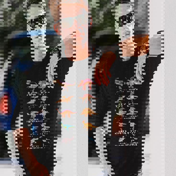 面白tシャツ 恐竜 イラスト ティラノサウルス 子供 おもしろ グッズ 服 ネタ メンズ オリジナル キッズ 恐竜の種類 長袖Tシャツ 彼への贈り物