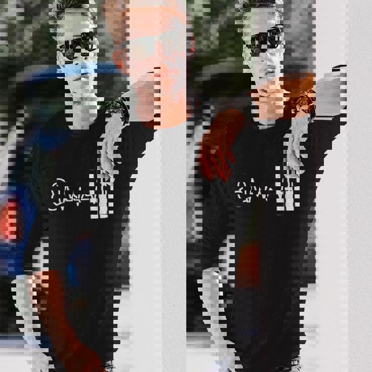 面白い ピアノ 音楽 ピアノ ギフト ピアニスト 長袖Tシャツ 彼への贈り物