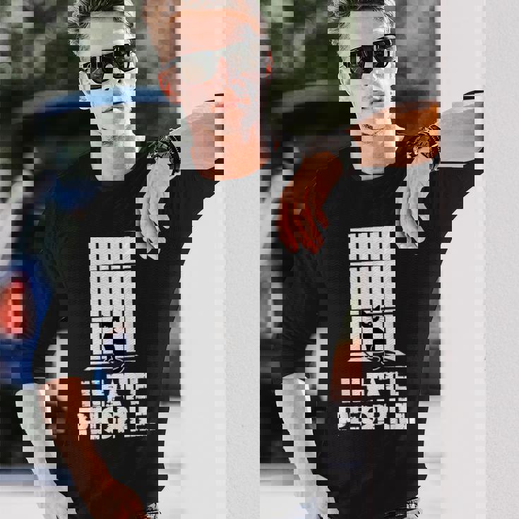 面白い 黒猫 反社会的ユーモア キティ 恋人 猫 ママ&パパ 長袖Tシャツ 彼への贈り物