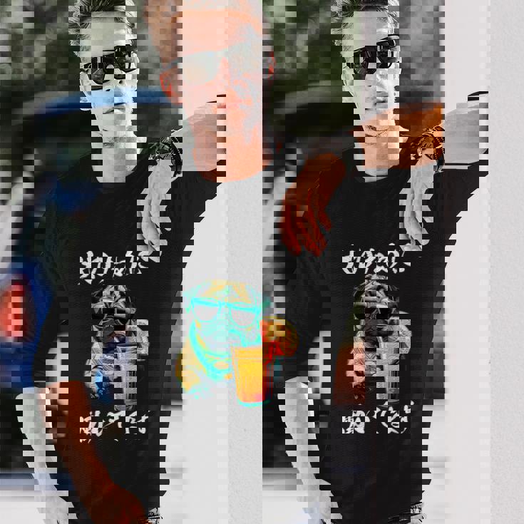 面白いtシャツ パグ イヌ わんこ メンズ 犬好き グッズ おもしろ 面白い 服 ネタ わんこ 長袖Tシャツ 彼への贈り物