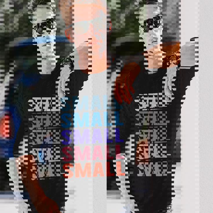 面白いギフト名 小さな名前入り 長袖Tシャツ 彼への贈り物