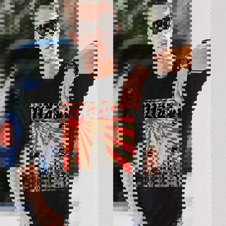 面白い犬 ボルゾイ 長袖Tシャツ 彼への贈り物