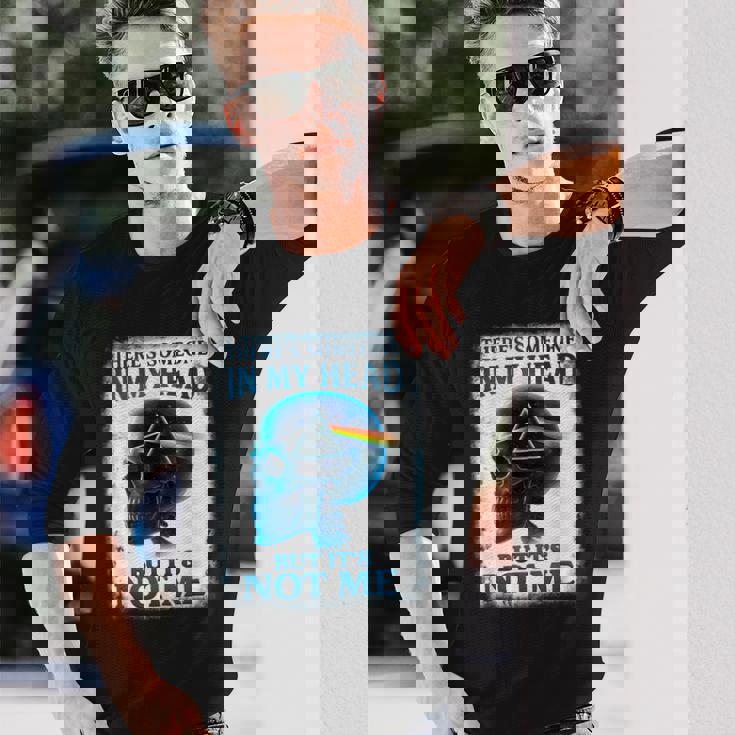 頭の中に誰かがいるけどスケルトンって言ってるのは私じゃない 長袖Tシャツ 彼への贈り物