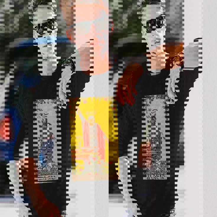 魔術師 タロットカード ナンバー1 長袖Tシャツ 彼への贈り物