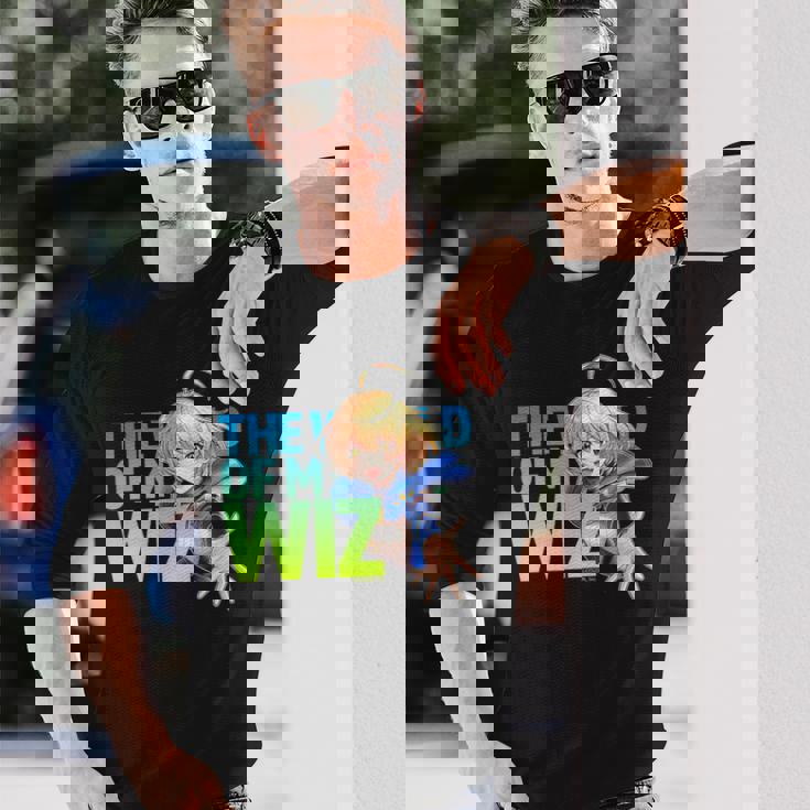 黒猫のウィズ ウィズ D 長袖Tシャツ 彼への贈り物