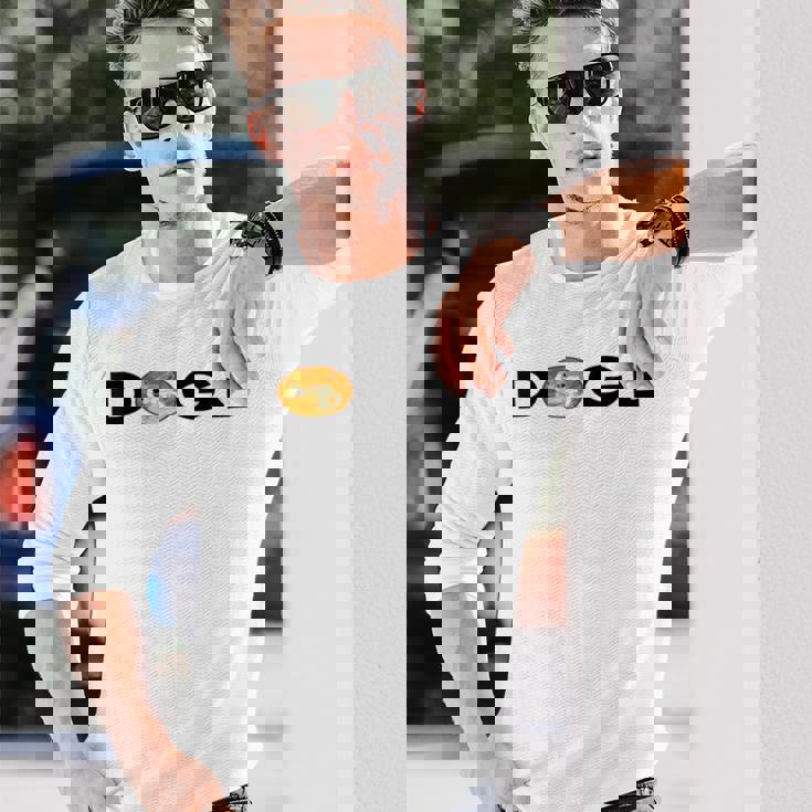 - Doge Dogecoin 暗号通貨 Fun Me Coin 長袖Tシャツ 彼への贈り物