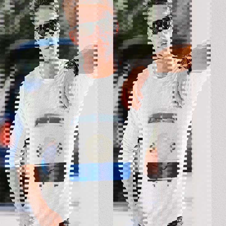 0系新幹線イラスト 長袖tシャツ 長袖Tシャツ 彼への贈り物