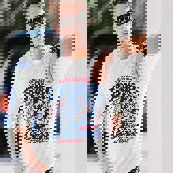 2024年世界選手権大谷翔平 ロサンゼルス野球 長袖Tシャツ 彼への贈り物