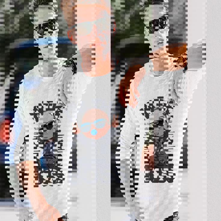 Baby Boss I'm The Boss レトロ Like A Boss キッズ 長袖Tシャツ 彼への贈り物