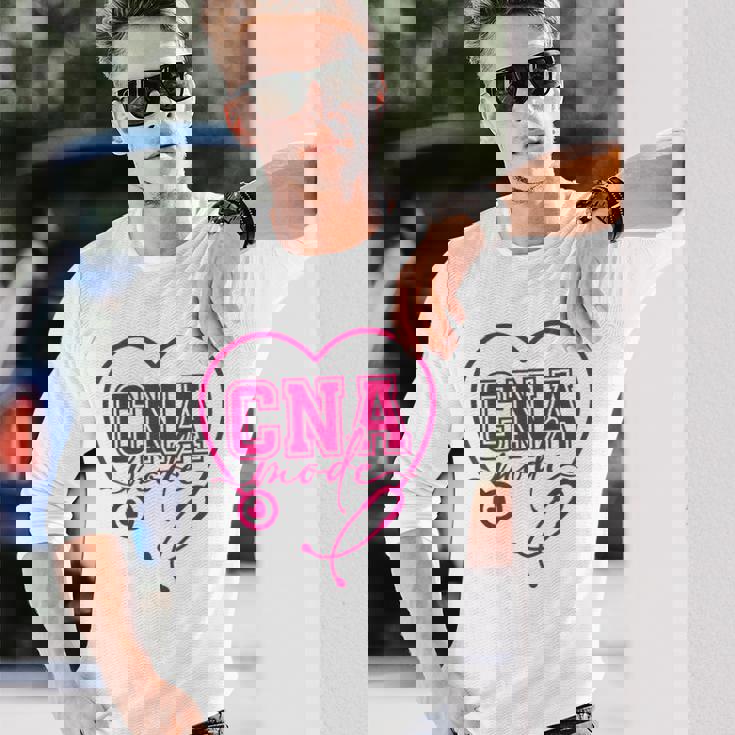 Cna認定看護助手患者ヘルスケア ピンク 長袖Tシャツ 彼への贈り物