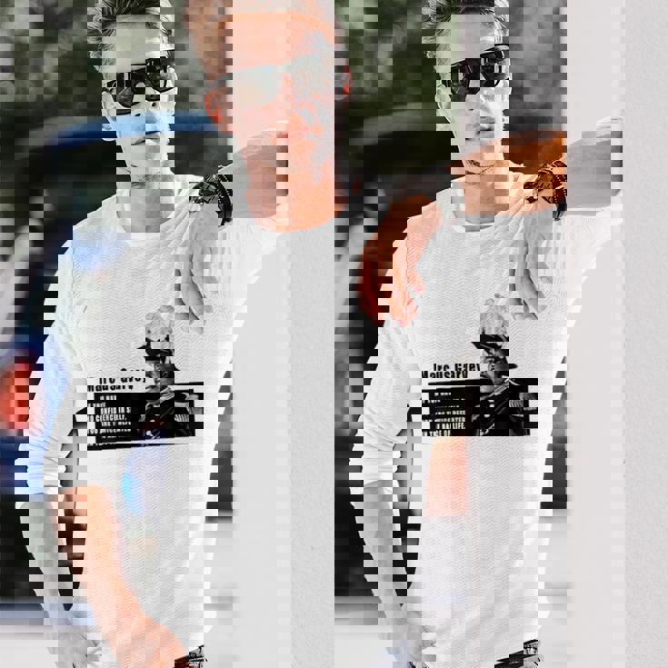 Confidence Inelf マーカス・ガーベイの名言 長袖Tシャツ 彼への贈り物