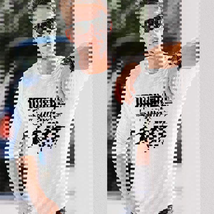 Dodgballquad Dodge Ball Game 長袖Tシャツ 彼への贈り物