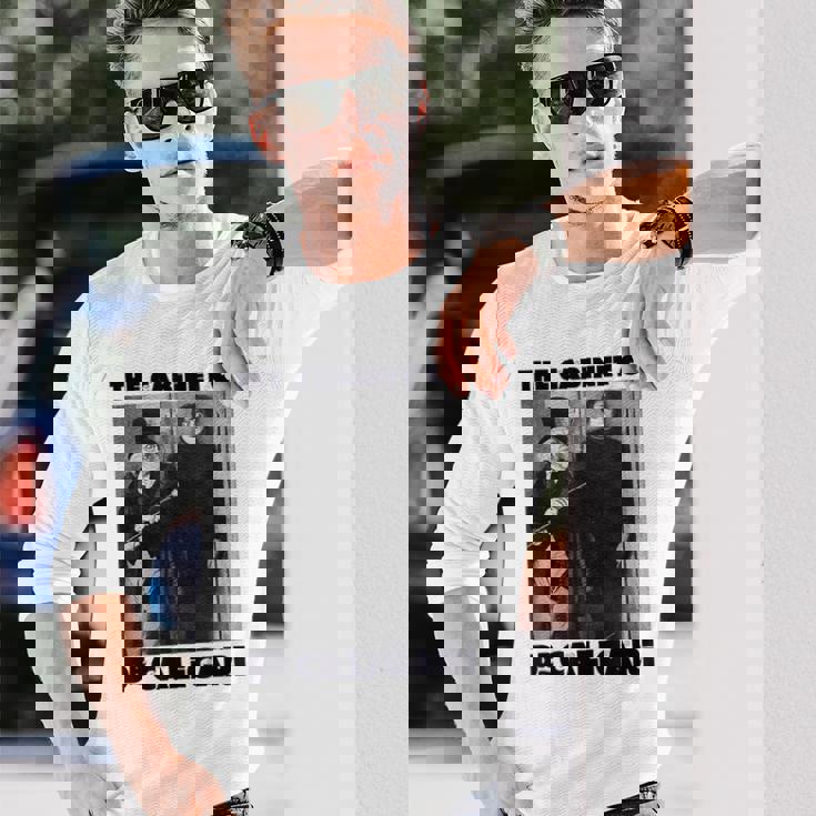 Dr Caligari ハロウィンモンスターポスター ヴィンテージホラー映画 長袖Tシャツ 彼への贈り物