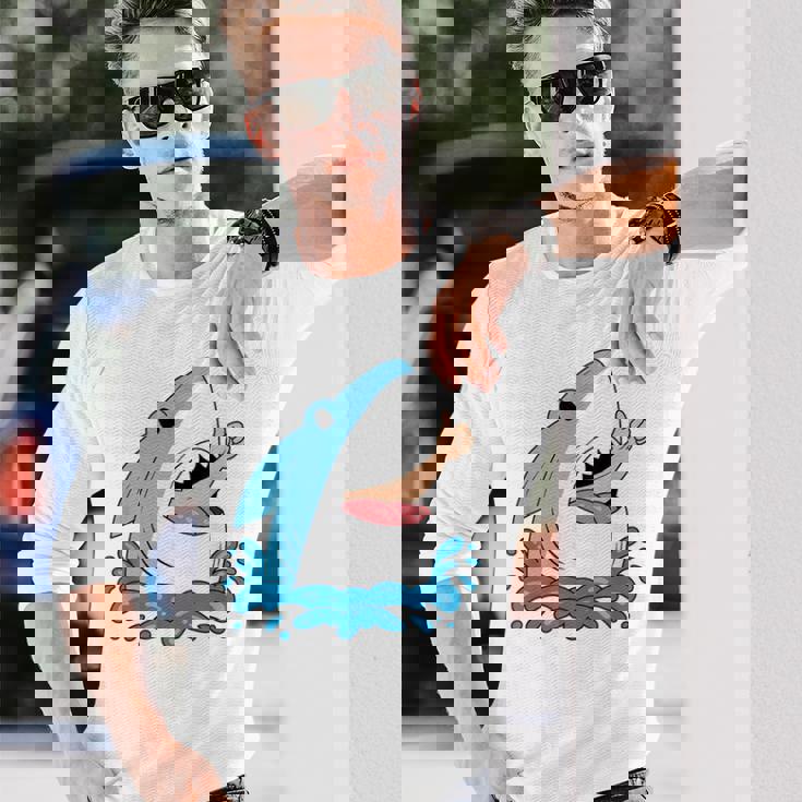 Parodyhark 長袖Tシャツ 彼への贈り物