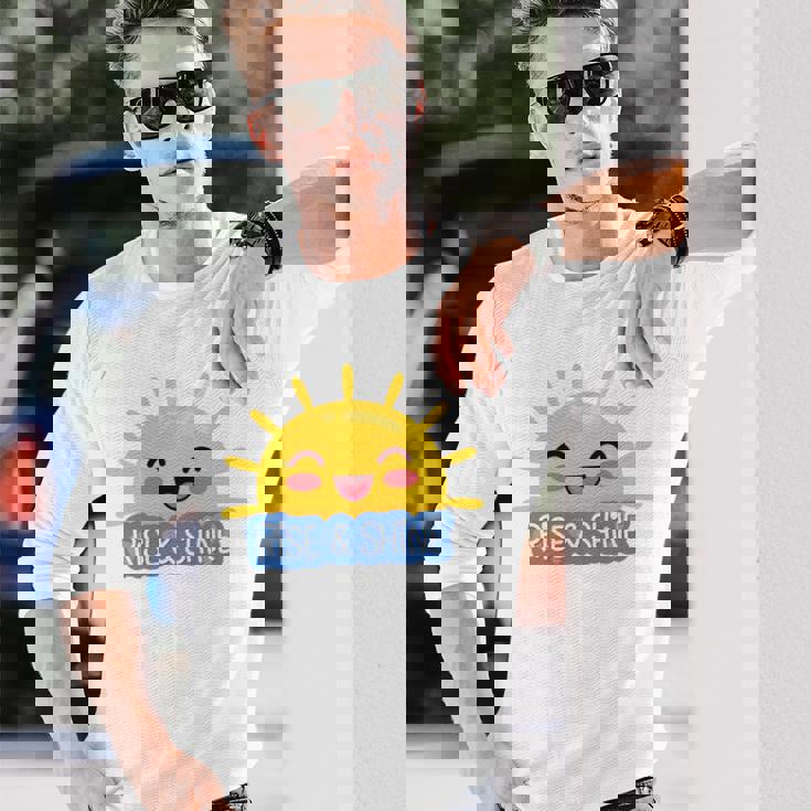 Rise Andhineummerunshine グラフィック 長袖tシャツ 長袖Tシャツ 彼への贈り物