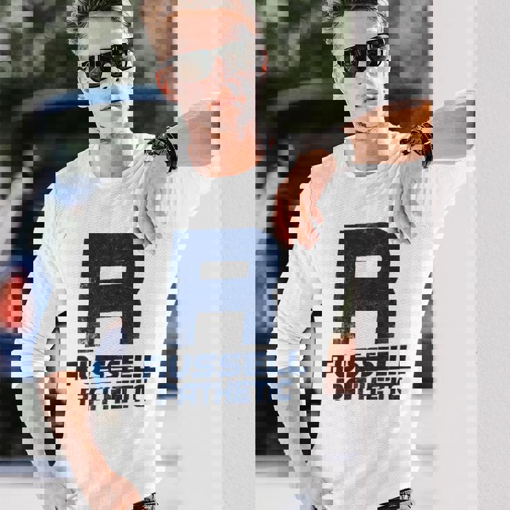 Russell Pathetic Unathletic プットダウン&インシュルト 長袖Tシャツ 彼への贈り物