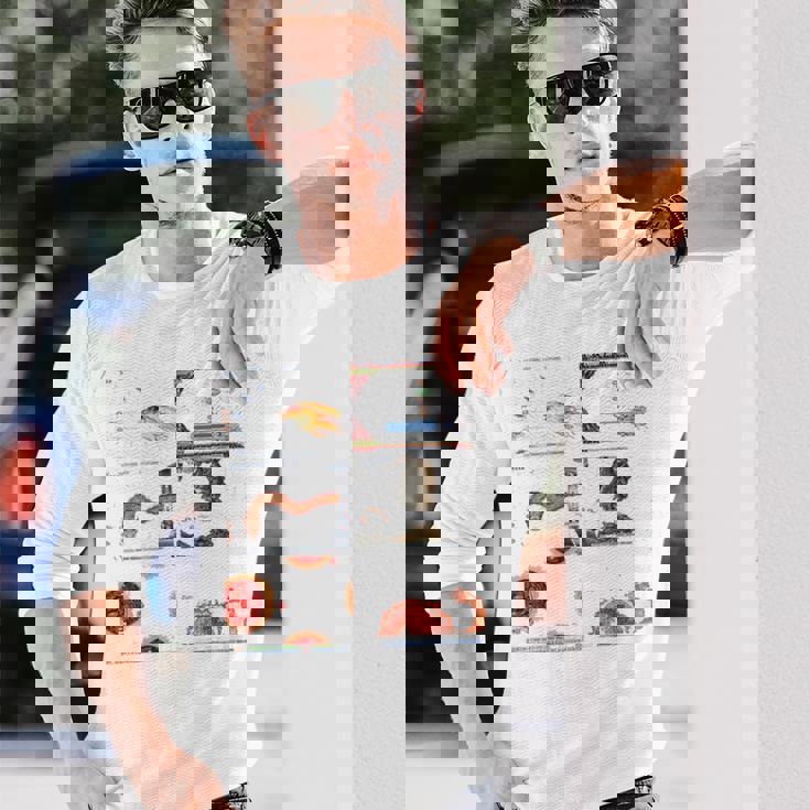 Gradius スクリーンショット ボス マルチ レトロ 宇宙戦 銀河 長袖Tシャツ 彼への贈り物