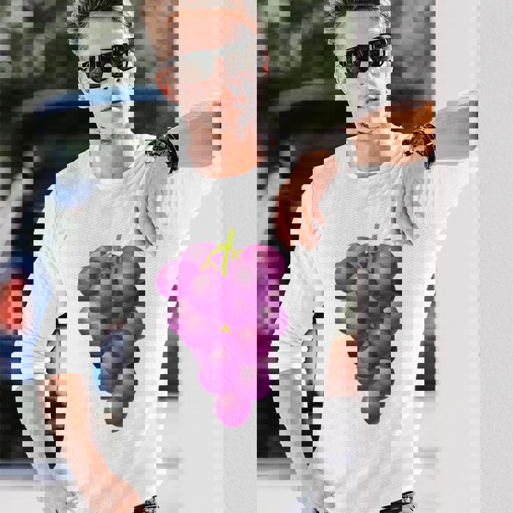 Grapes 葡萄 コスチューム シャツ 長袖Tシャツ 彼への贈り物