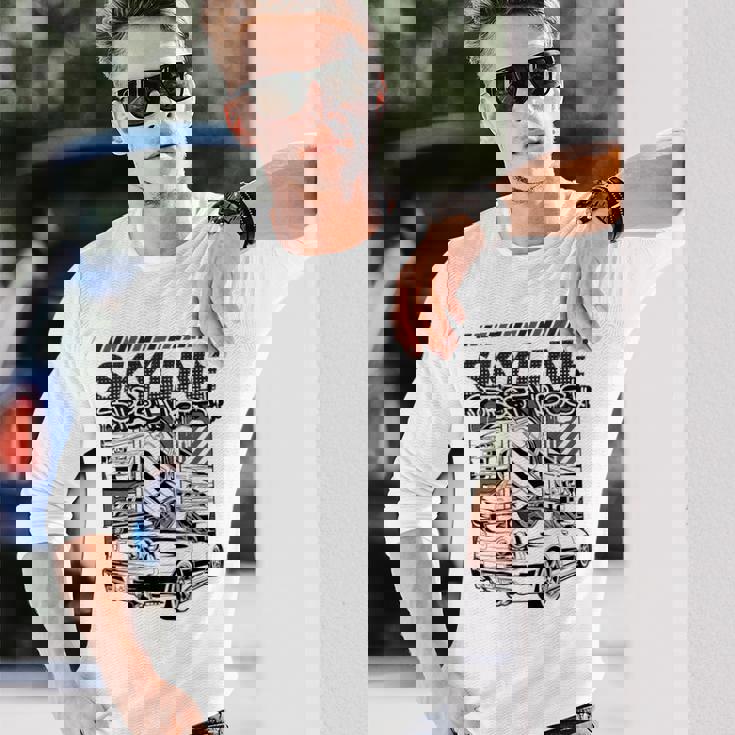 Gt R 34 Jdm ストリートレーシング ドラッグドリフト ヴィンテージ 長袖Tシャツ 彼への贈り物