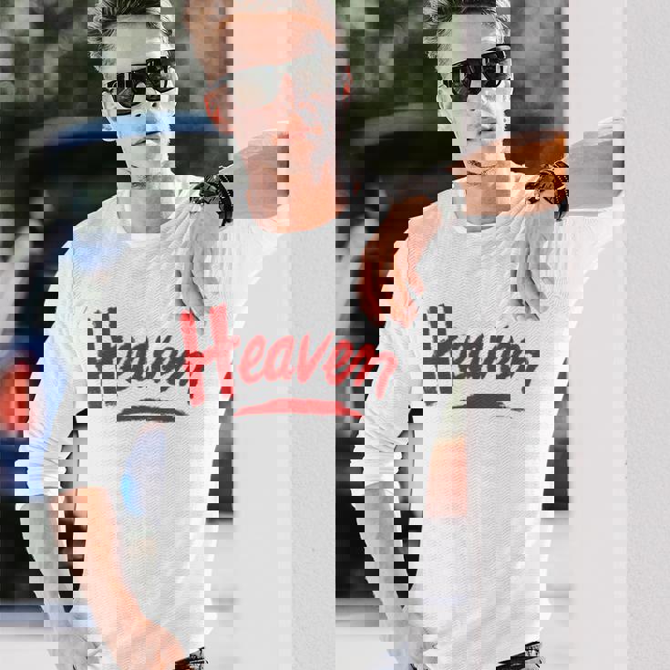 Heaven ビンテージスタイル 長袖Tシャツ 彼への贈り物