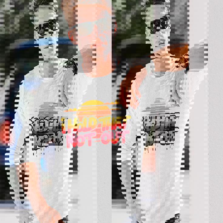 I Hold That Not Out Denglishaying 長袖Tシャツ 彼への贈り物