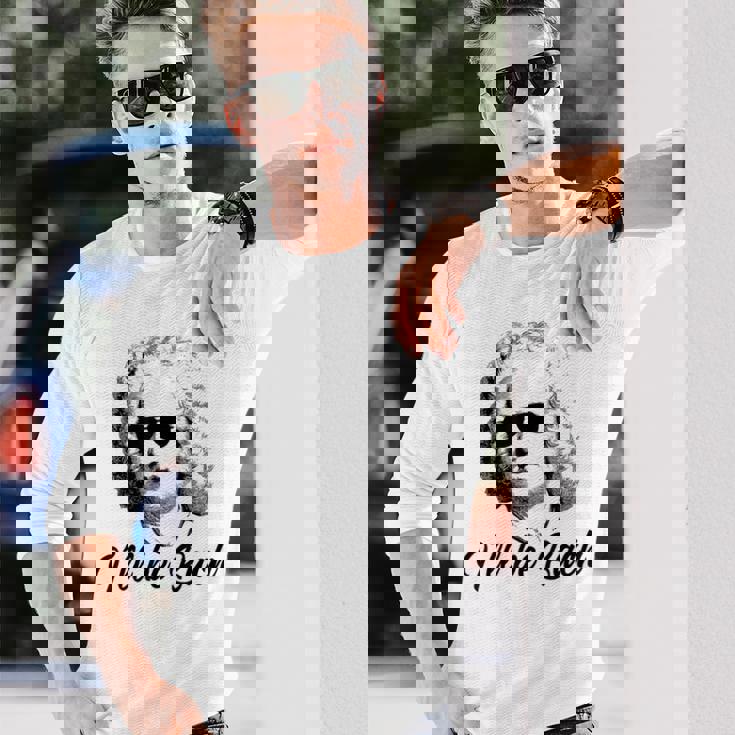 I'll Be Bach バッハ 音楽 クラシック 面白い 格言 長袖Tシャツ 彼への贈り物