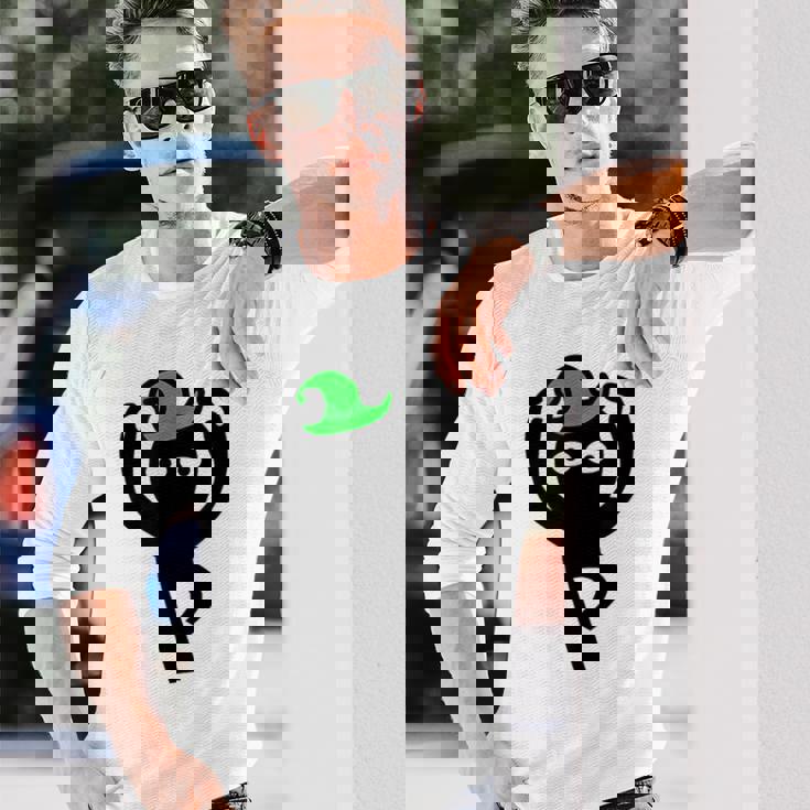 Inscryption ダンシング魔法使いホラーカードゲーム ハロウィン 怖い 長袖Tシャツ 彼への贈り物