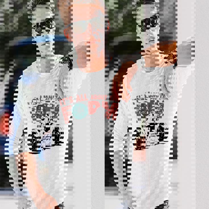 It's All About The Form デッドリフティング トランプ ワークアウト ジム 面白い 長袖tシャツ 長袖Tシャツ 彼への贈り物