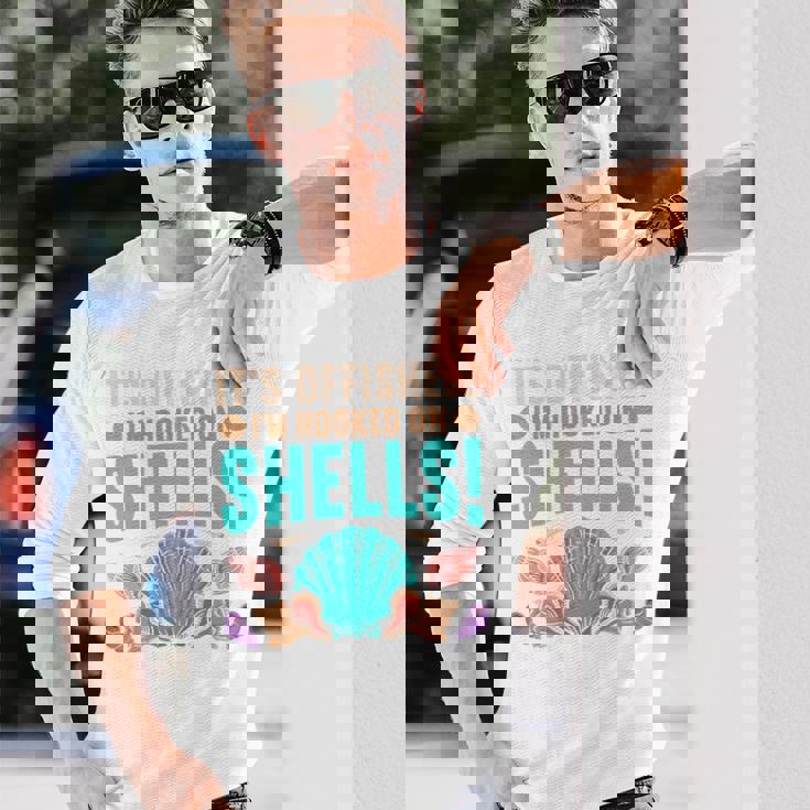 Its Offishell Im Hooked Onhells -Hell Collecting 長袖tシャツ 長袖Tシャツ 彼への贈り物