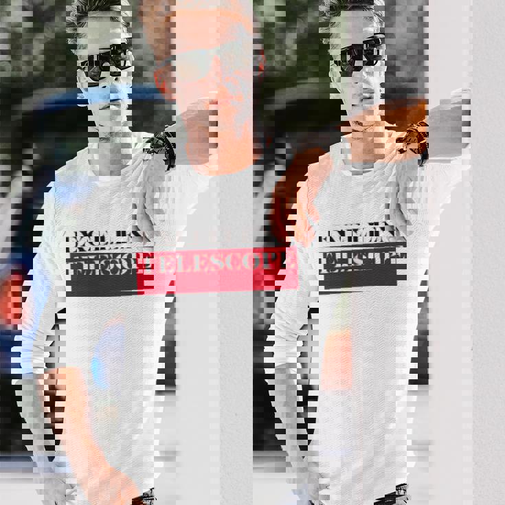 Kenko エクセレントテレスコープ 90年代復刻デザイン 両面デザイン淡色ボディ 長袖Tシャツ 彼への贈り物