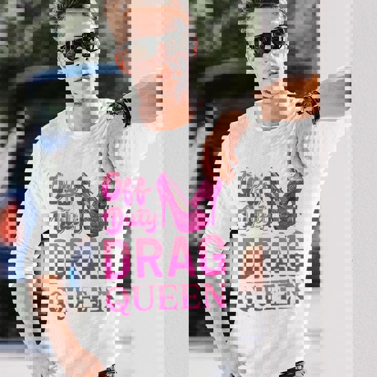 Lgbtqオフ会ドラァグクイーンプライド 長袖Tシャツ 彼への贈り物